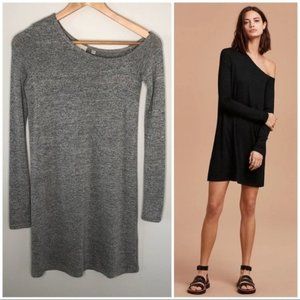 Aritzia Wilfred  Free Grey Brinkley Dress Size XXS